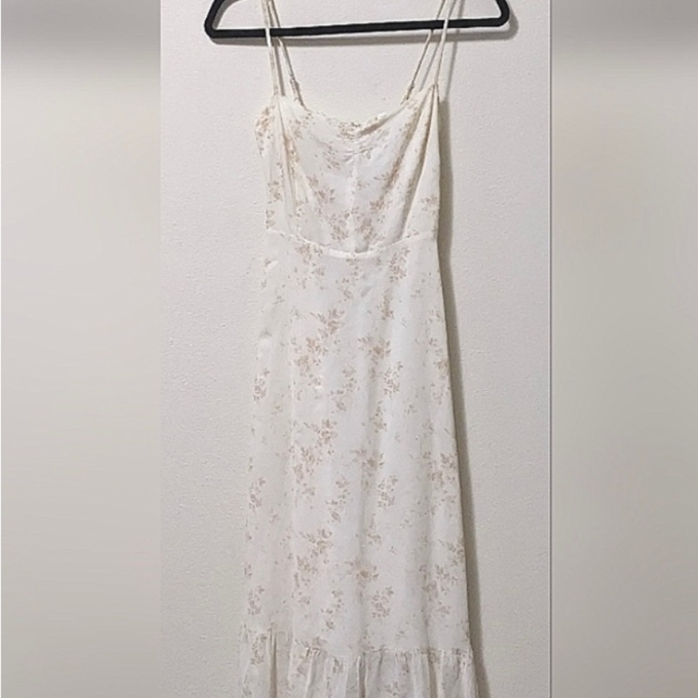 Reformation Emersyn Maxi dress in Riso size 0